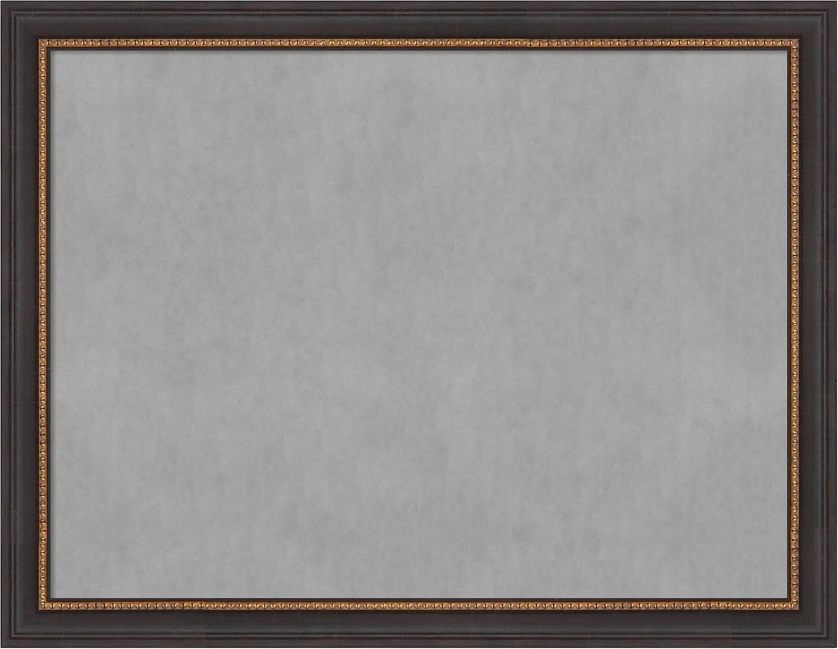 Amanti Art Black Framed Magnetic Board 21x27 Medium Vision Board