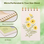 2-Packs Watercolor Paper Pad 3.5x5.5 Inch | 30 Sheets 140lb/300g, Spiral-Bound - Image 3