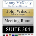 Custom Office Engraved Name Plate, Personalized Elegant Name Plates by Unknown