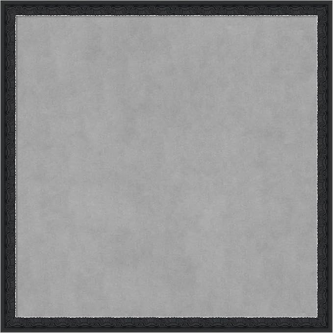 Amanti Art Black Framed Magnetic Board 26x26 Medium Vision Board by AmantiArt