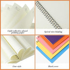 Leelosp 12 Pack Small Spiral Notebook 5 x 7 Inch Lined College Ruled Spiral - Image 2