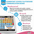 Weather-Proof Aluminum School Playground Communication Board - Image 5