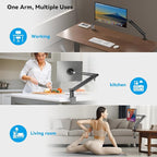 Jakeko Strong Magnetic Portable Monitor Desk Clamp - 75mm VESA Mount 4.7" 12.9" - Image 7