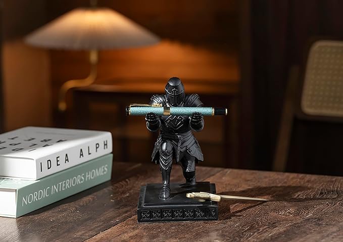 NCQIXIAO Templar Vanguard Soldier Pen Holder Pencil Stand Desk Organizers and - Image 6