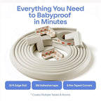 Furniture Edge and Corner Guards | 20.4ft Protective Foam Cushion | 18ft Bumper - Image 9