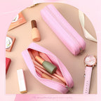 Feifeiya 8 Pcs Silicone Pencil Case Pen Zipper Pouch Bags Aesthetic Back to - Image 4