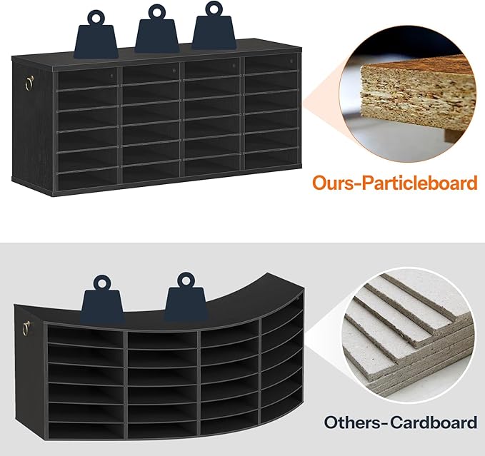 HOOBRO Literature Organizers, 24 Compartments Office Mailbox - Image 5