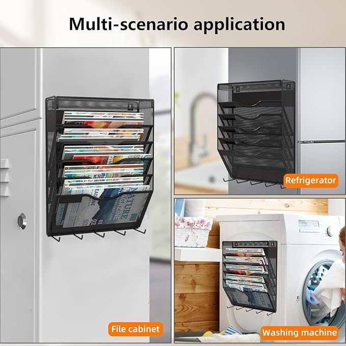 KZWKRG 6 Tier Magnetic File Holder - Image 4