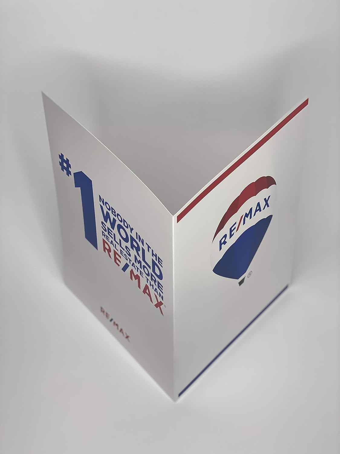 RE/MAX Folders "N01-White" 25 Pack