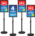 VAIIGO 4 Pack Sign Holder Stands by VAIIGO