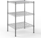 Regal Altair 21" Deep x 24" Wide x 34" Height Wire Shelving Kit | 3-Tier | NSF by Regal+Altair