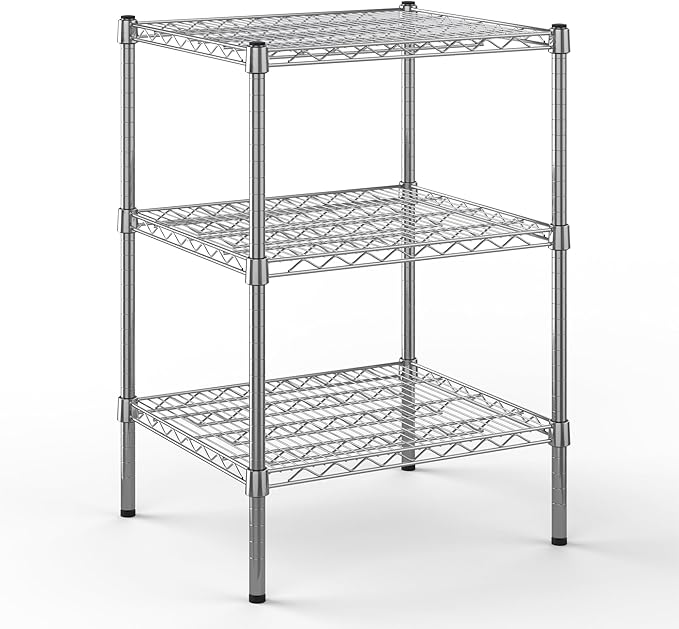 Regal Altair 21" Deep x 24" Wide x 34" Height Wire Shelving Kit | 3-Tier | NSF by Regal+Altair