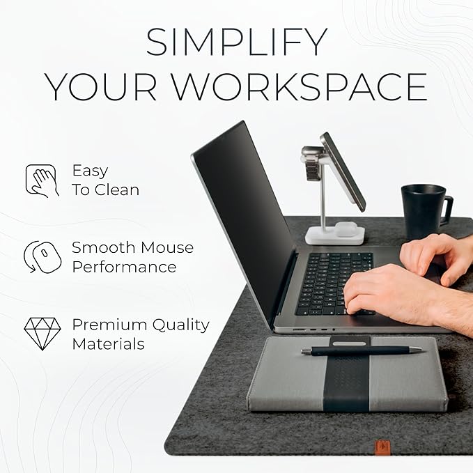 Nordik Large Felt Desk Mat - Image 6