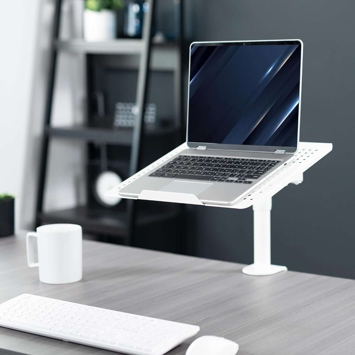 VIVO Single Laptop Notebook Desk Mount Stand, Fully Adjustable Extension with...