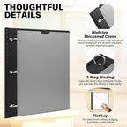 MAKHISTORY 1 Inch Telescoping 3 Ring Binder-12PCS, Flexible Binder - Image 3