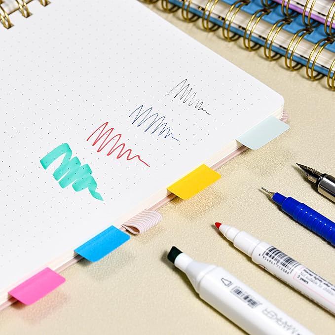 POPRUN Spiral Dotted Journal Notebook, - Image 6