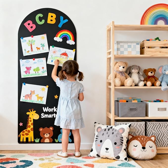 WUPIOS Magnetic Wall Decal for Kids 39.3x17.5 Inches Upgraded Magnetic - Image 4