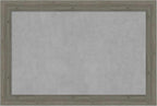 Amanti Art Grey Framed Magnetic Board 25x37 Large Vision Board by AmantiArt