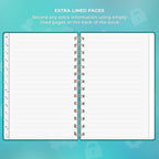 Clever Fox Password Book Spiral – Internet Address & Password Organizer - Image 6