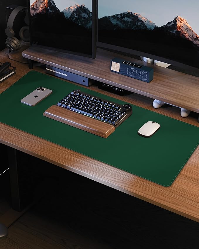 Leather Desk Pad Protector, Desk Mat, Large Mouse Pad, Non-Slip Desk Pad - Image 7
