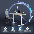 HUANUO One-Piece AI-Powered Electric Standing Desk, Smart APP, Work - Image 4