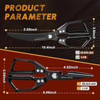 HUUSK Kitchen Scissors Set Black - Image 6