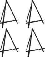 U.S. Art Supply 12" Black Wood Tabletop Easel by USArtSupply