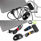 OneLeaf 110PCS Cord Organizer 8 × 1/2" Reusable Cable Ties - Image 4