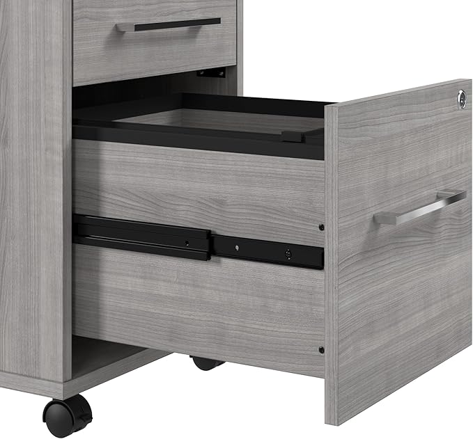 Bush Business Furniture Hustle 72W x 30D Computer Desk and Storage Cabinet - Image 6
