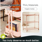 LIWNYRK 2 Tier Rolling Cart - Image 4