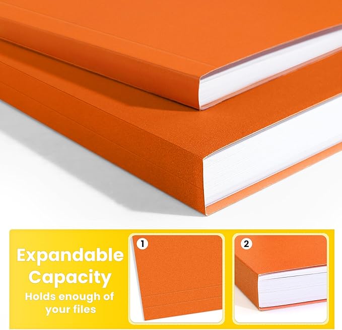 SUNEE File Folders, 30 Pack Manilla Folders 8.5 x 11, Colored File Folders Home - Image 4
