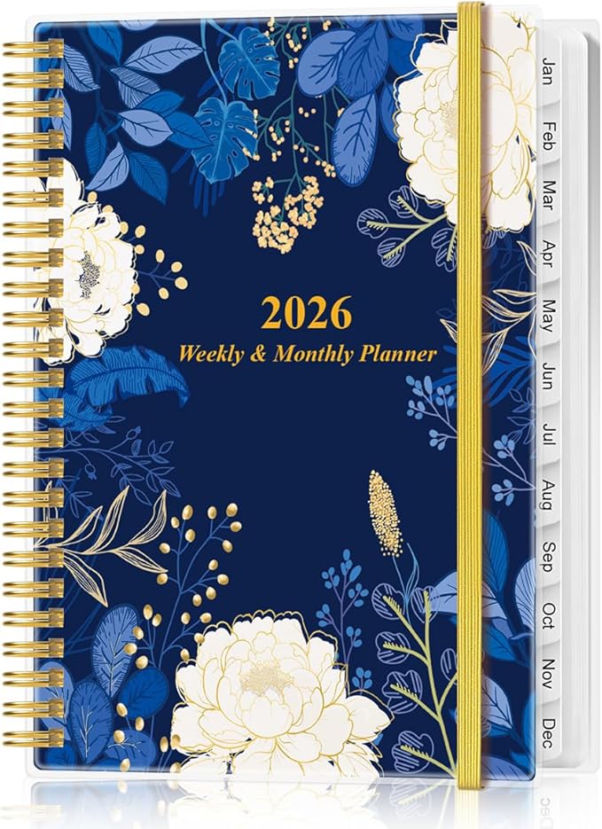 2026 Planner - Planner 2026 from January 2026 - December 2026, Weekly & Monthly by Heveboik
