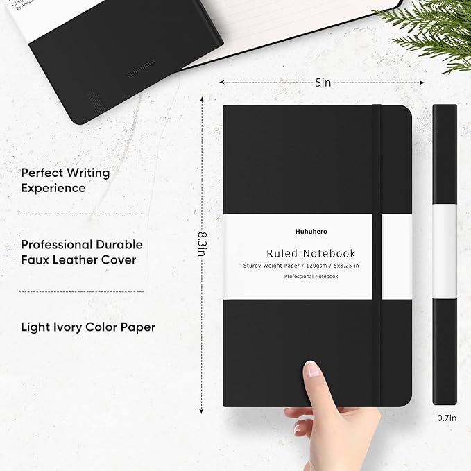 Huhuhero Notebooks Journal, Ruled Notebook, Premium Thick Paper Lined Journal - Image 6