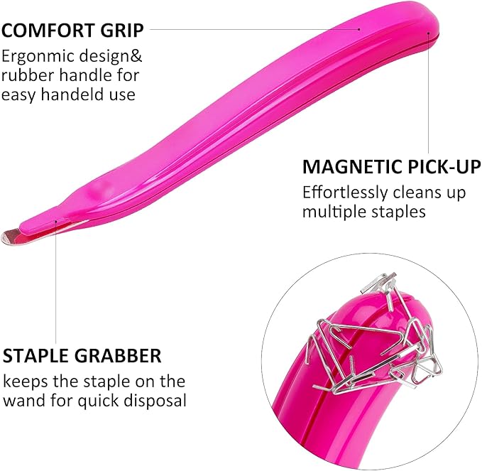 ZZTX 3 PCS Professional Magnetic Staple Remover Puller Staples Remover Staple - Image 3
