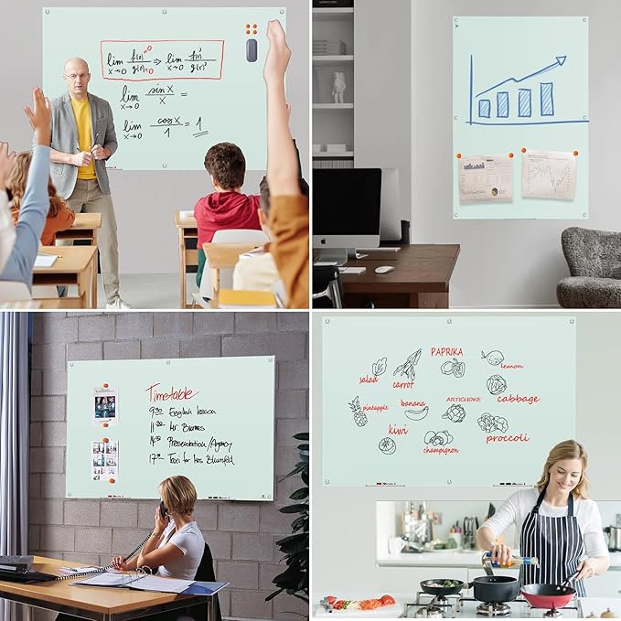 TSJ OFFICE Glass Dry-Erase Board - Image 7