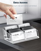 Uniclife Acrylic Business Card Holder - Image 3