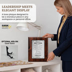 Custom Award Plaque for Boss, Leadership Gifts, Boss Gifts for Men/Women | Custom Plaque Gifts for Bosses/Leaders/Executives/Supervisors, Personalized Going Away Gift for Boss