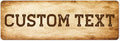 Custom Sign, Custom Street Sign, 11 Font Colors, 13 Font Styles, 4 Hole Options by MySignCenter