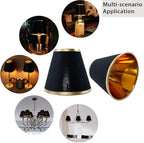 TAaMTYH small lamp shade chandelier shades set of 3，Fabric Lampshade - Image 5