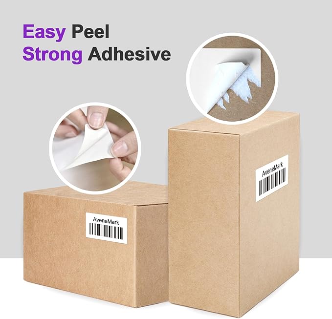 12 Rolls 12000 Labels 2.25" x 1.25" Direct Thermal Labels - Image 4