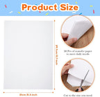 Outus 30 Pack Carbon Papers for Tracing, Graphite Carbon Copy Tracing Paper for - Image 2