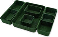 Welaxy Desk drawer organizer bins shallow trays felt storage desktop box by Welaxy