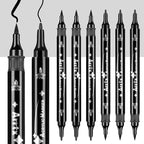 Arrtx Black Paint Pen 8 Pack Dual Tip, Stone and DIY Crafts - Image 8