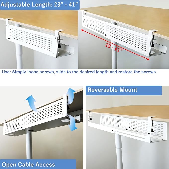 AEONS Under Desk Cable Management Tray Kit - Image 3
