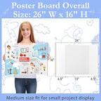 AKONEGE 12 Pack Medium Trifold Poster Board, School Projects, Science Fair - Image 2