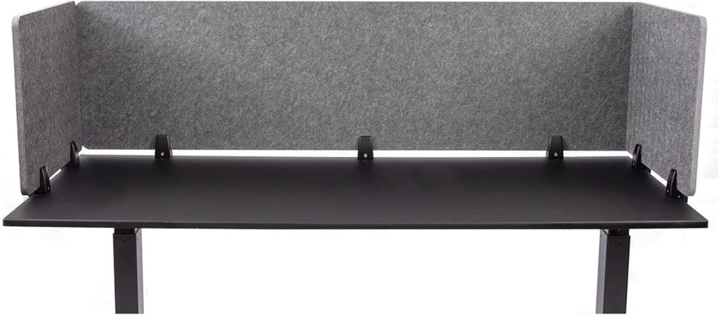 ReFocus™ Raw Clamp-On Acoustic Desk Divider – Reduce Noise and Visual