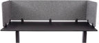 ReFocus™ Raw Clamp-On Acoustic Desk Divider – Reduce Noise and Visual