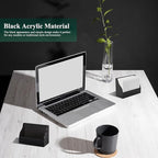 SHIQIKEJIPTY 2 Pack Black Index Card Holder 3 X 5 Note Card Organizer Acrylic - Image 6