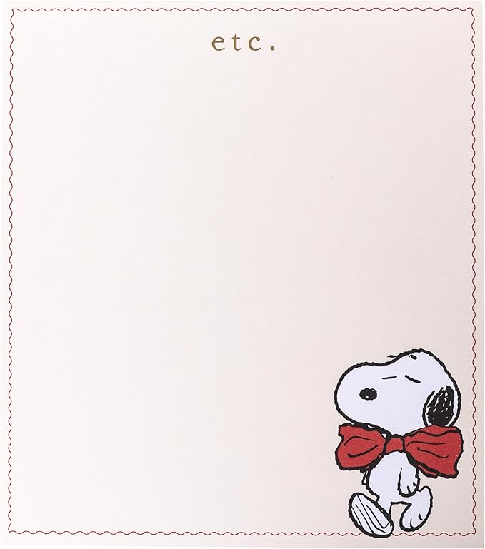 Graphique Peanuts Assorted Notepads Luxe Collection, 60 Sheets/Pad, 6.3” x 8.46” - Image 6