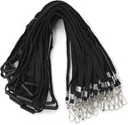 Lanyards Safety Black Lanyards Neck Flat Premium Breakaway Badge Lanyard